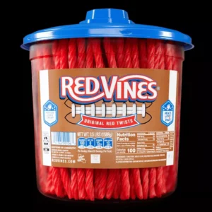 Red Vines Original Red Licorice Twists (3.5 lbs Tub)